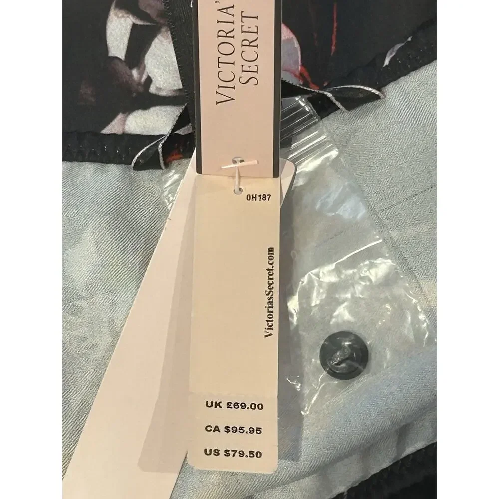 NWT Victoria's Secret Black Floral Skirt Women's Sz M - Picture 5 of 5